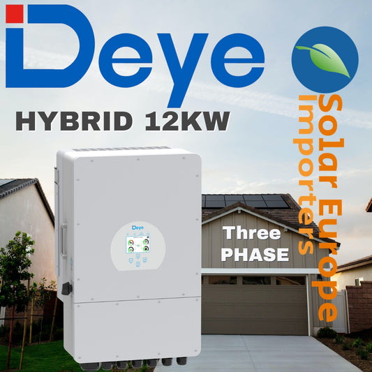 Deye: 12Kw Three Phase Hybrid Inverter (SUN-12K-SG04LP3)