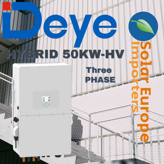 Deye: 50Kw Three Phase Hybrid Inverter (SUN-50K-SG01HP3-EU-BM4)